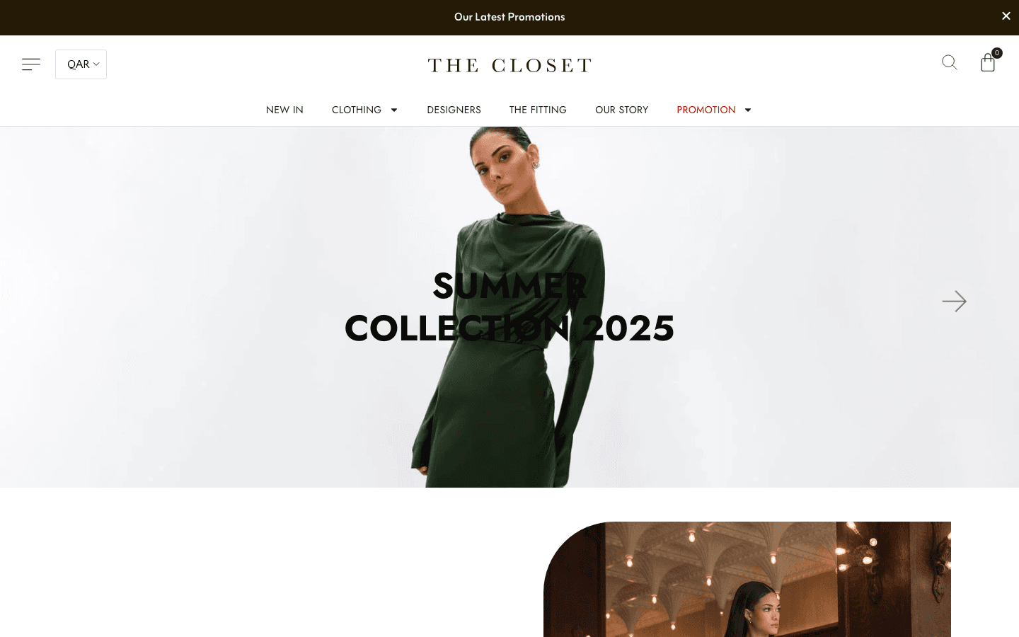 The Closet digital experience