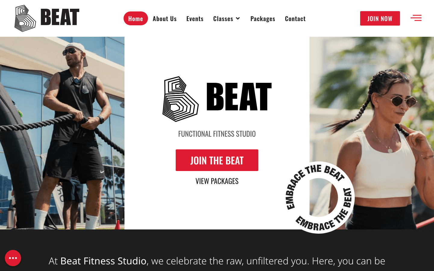 BEAT website overview